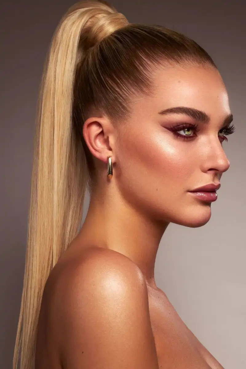 Sleek High Platinum Ponytail Sleek High Platinum Ponytail — Prom Ponytail Hairstyles 2027