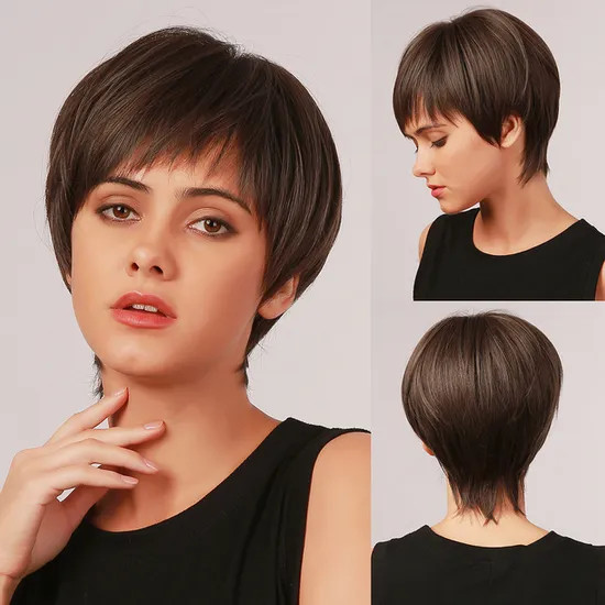 Visual Idea — Side Pixie Silk Press Styles 2027