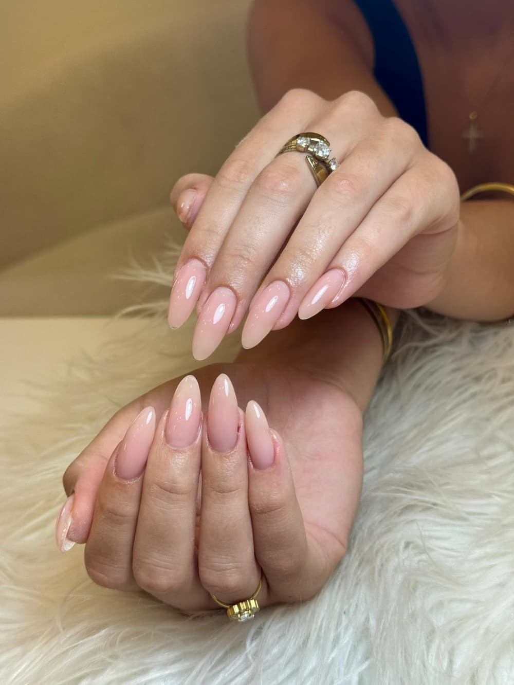 Long Milky Pink Oval Nails Long Milky Pink Oval Nails — Mom Nails 2027