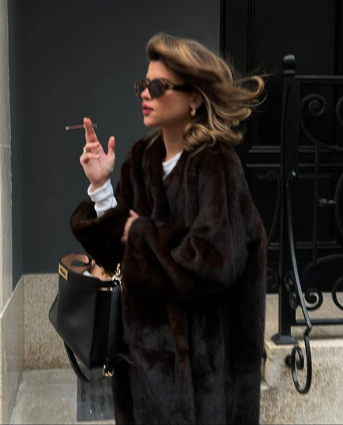 Effortless Chic: The Fur Coat and Sunglasses Combo Effortless Chic: The Fur Coat and Sunglasses Combo — Mob Wife Outfits 2027