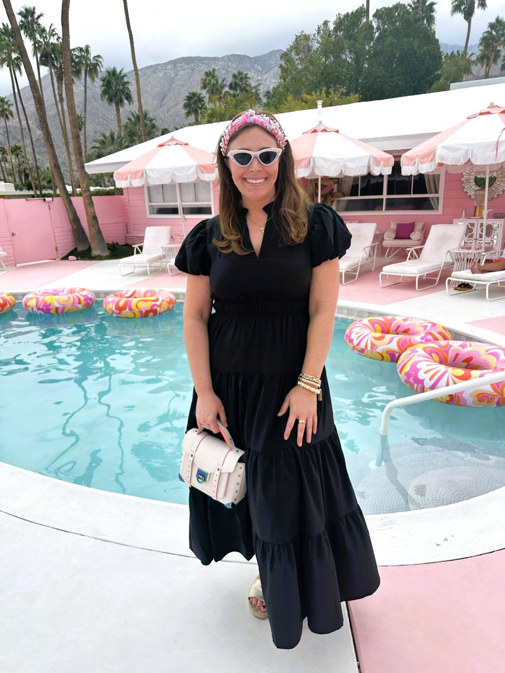 Black Tiered Maxi Dress for Effortless Resort Elegance Black Tiered Maxi Dress for Effortless Resort Elegance — Palm Springs Outfits 2027