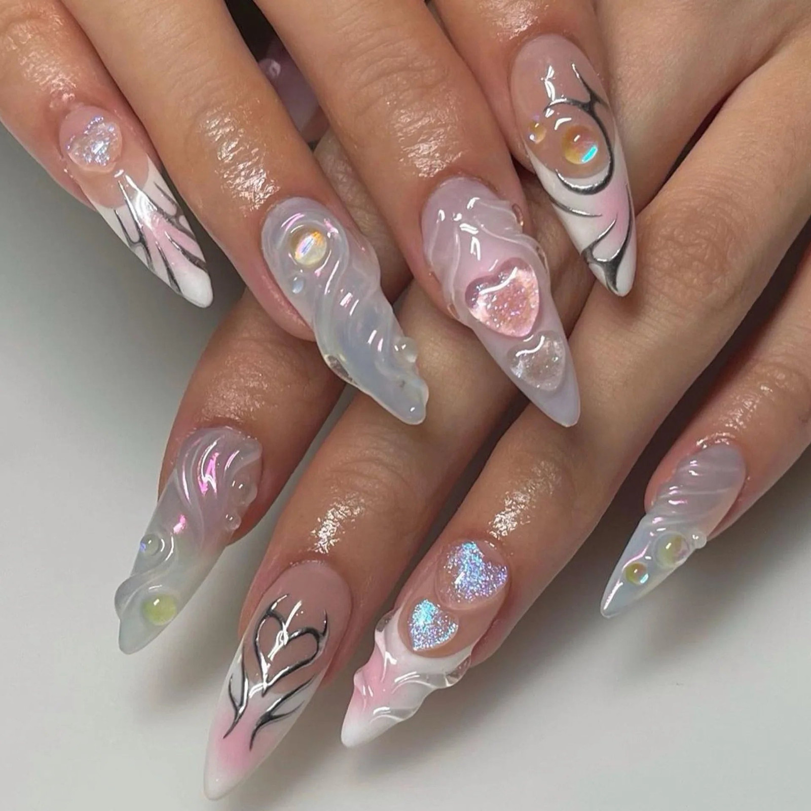 Creative Avant-Garde Visual Idea Creative Avant-Garde Visual Idea — Y2K Nails 2027