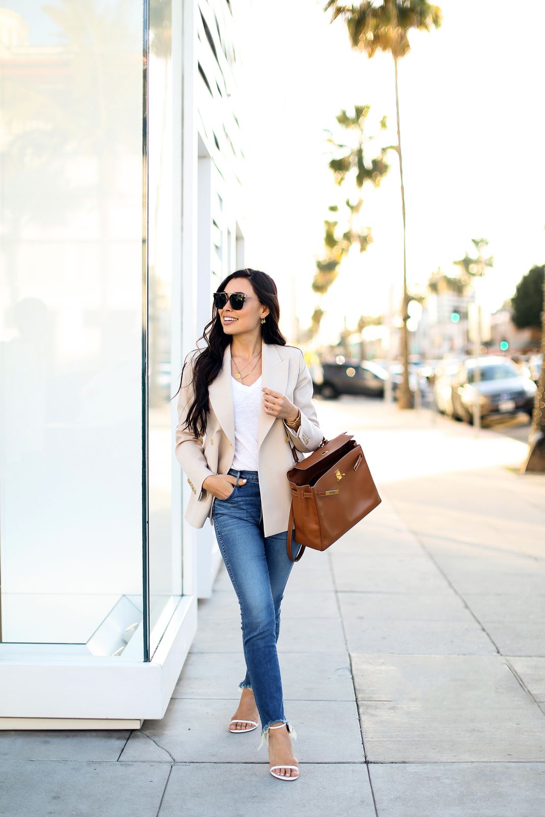 Beige Blazer and Fitted Jeans for Polished Casual Beige Blazer and Fitted Jeans for Polished Casual — Everyday Outfits 2027