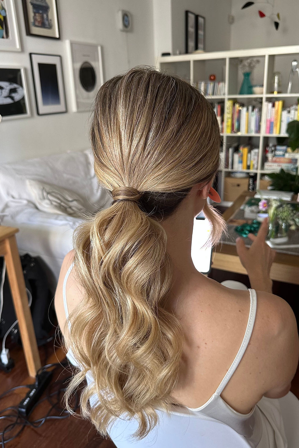 Sleek Low Ponytail With Wavy Ends Sleek Low Ponytail With Wavy Ends — Hairstyles 2027 for Hot Weather