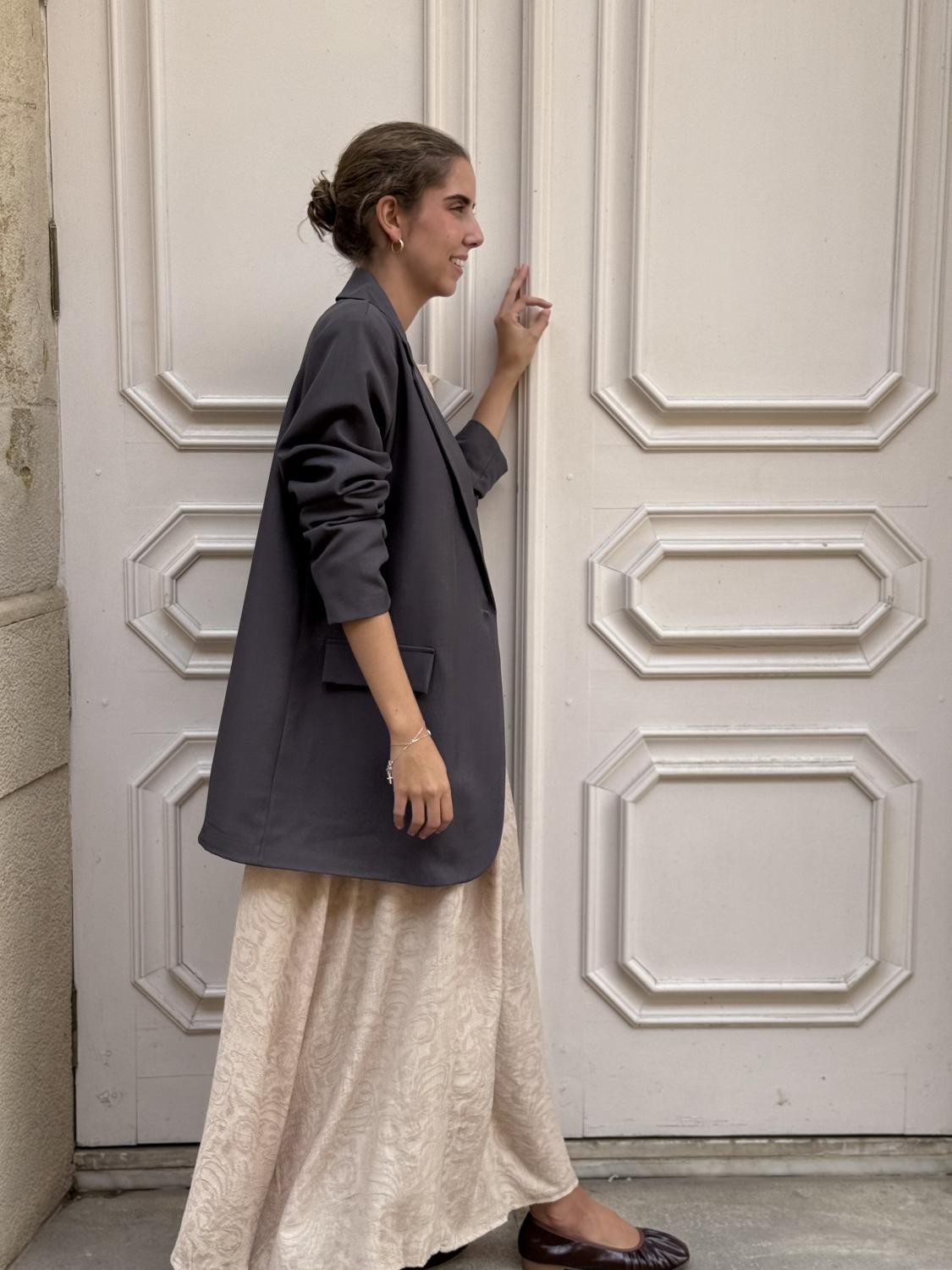 Oversized Blazer Over a Maxi Dress for Casual Sophistication — Austin Outfits 2027