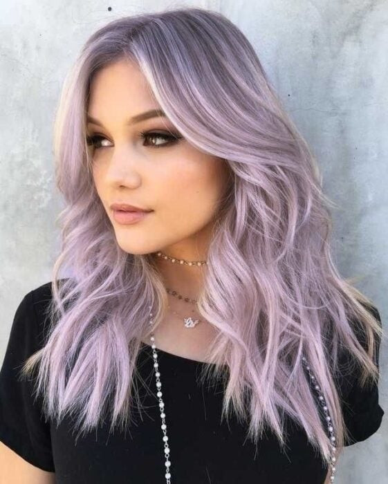 Shoulder Length Ash Lavender With Blonde Shoulder Length Ash Lavender With Blonde — Lavender Hair 2027