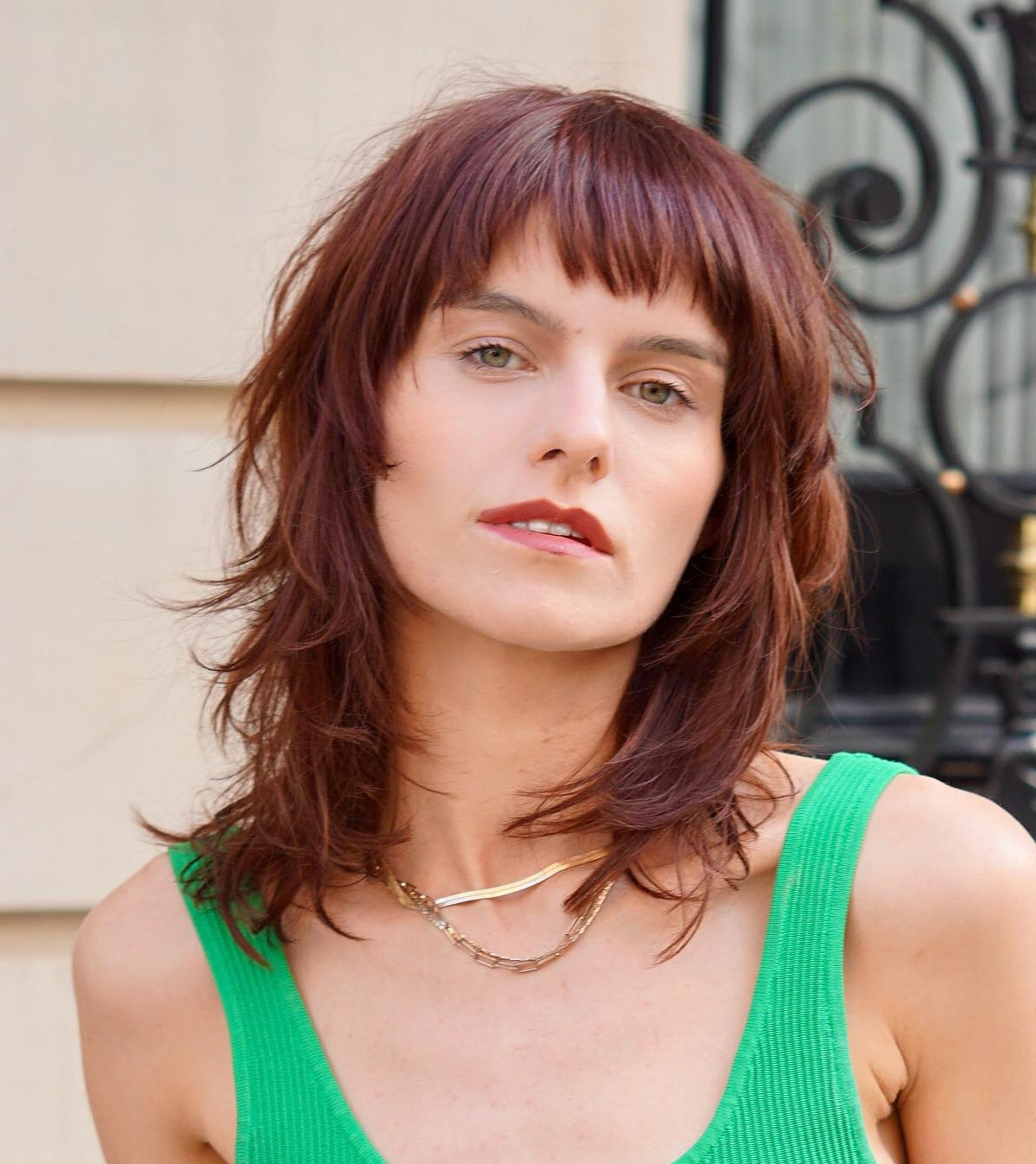 Dark Red Visual Idea Dark Red Visual Idea — Shag Haircut 2027