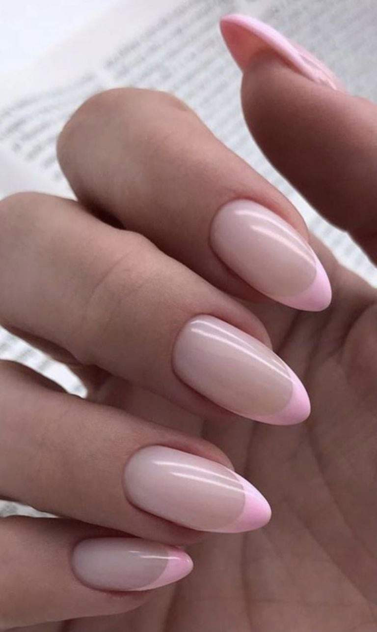French Tips On All Nails Visual Idea — Baby Pink Nails 2027