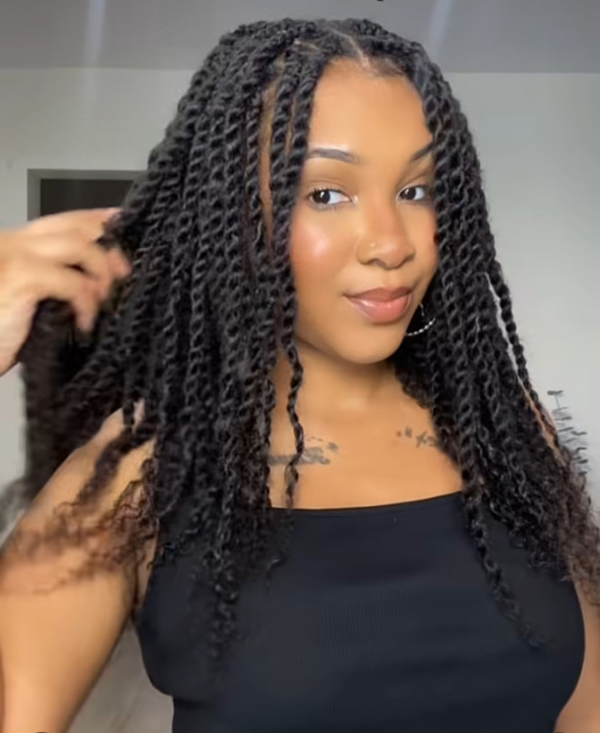 Long Loose Kinky Twists With Caramel Long Loose Kinky Twists With Caramel — Kinky Twists 2027