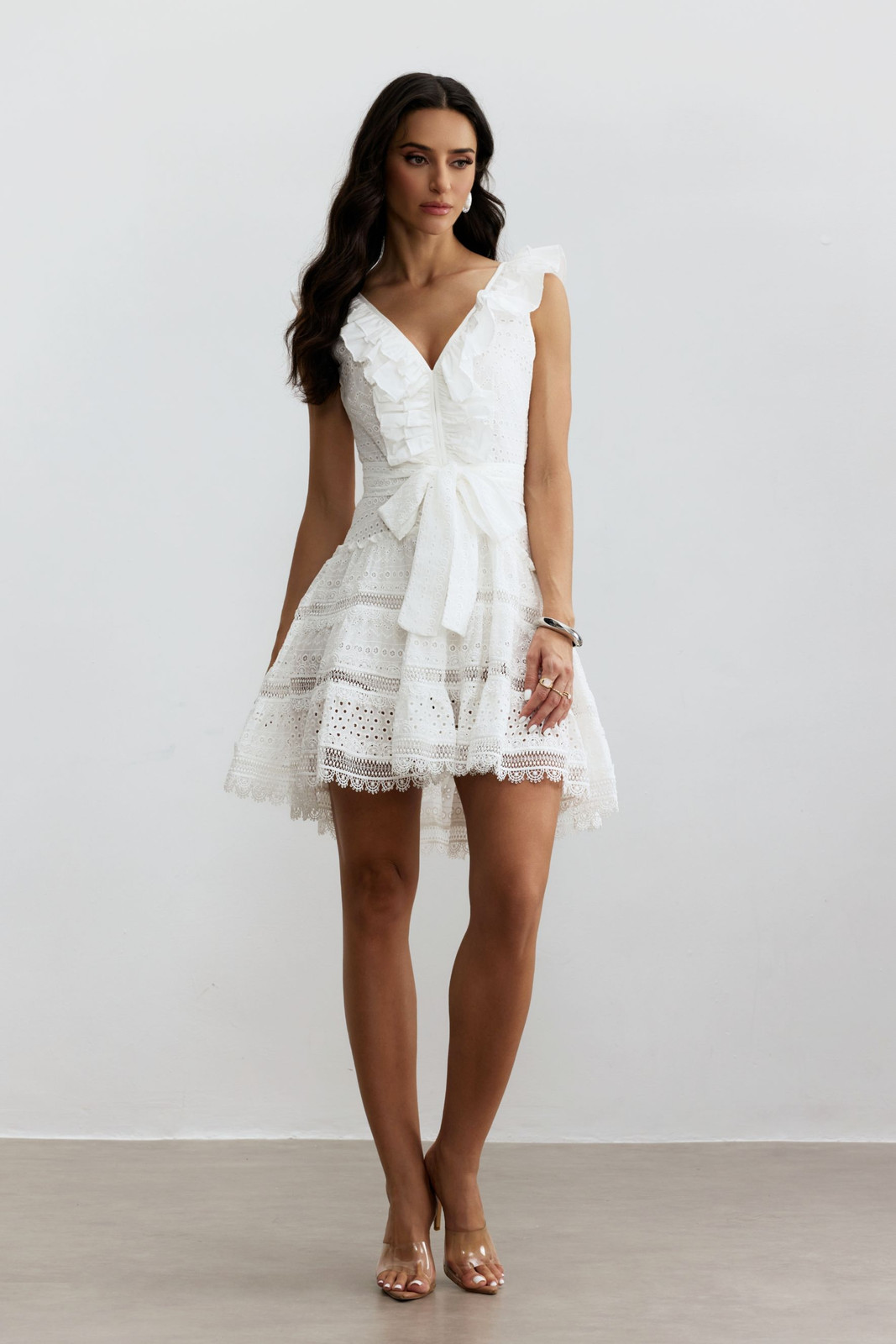 Clear Strappy Heels Outfit Idea Clear Strappy Heels Outfit Idea — Bachelorette Dresses 2027