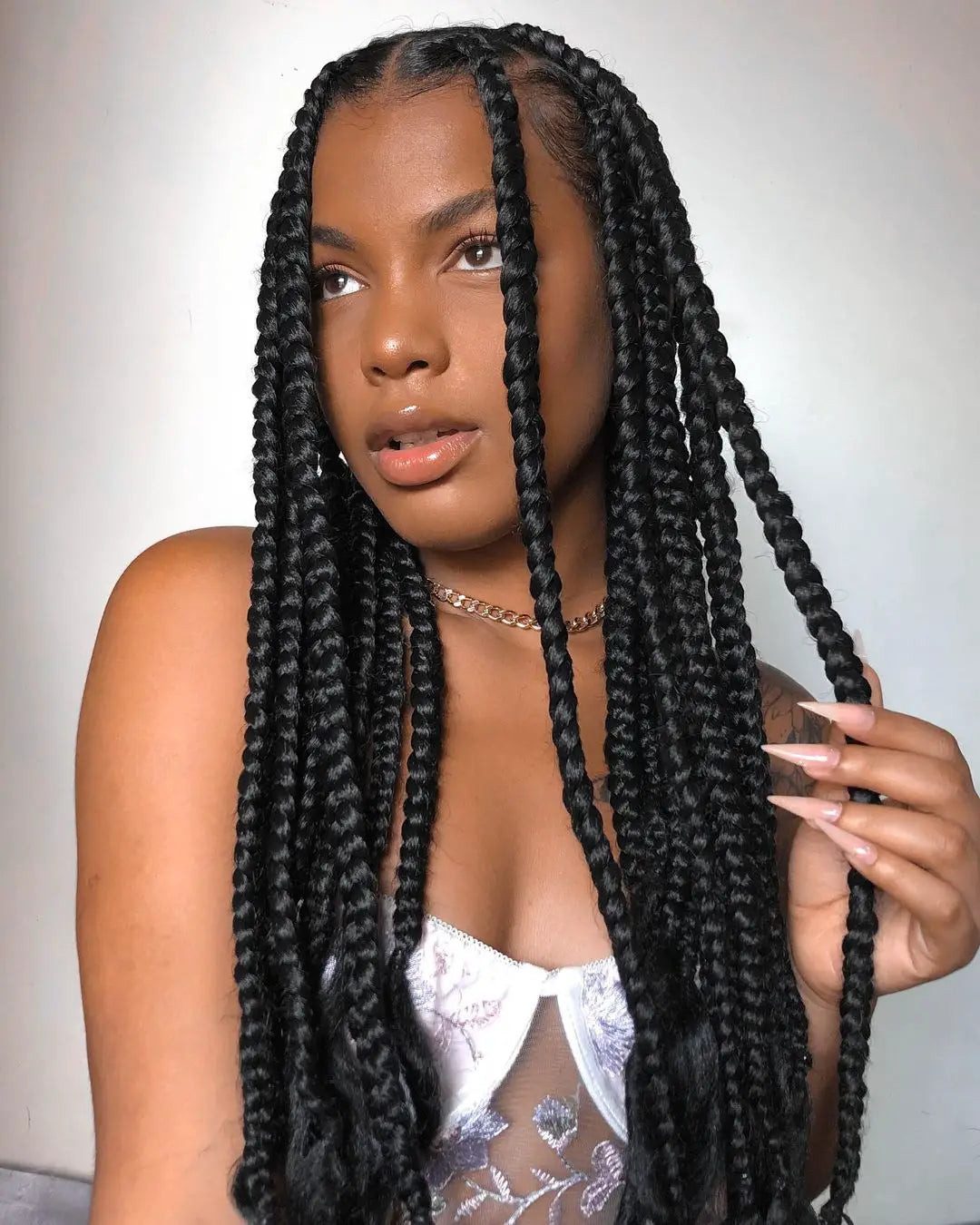 Voluminous Mid-Back Knotless Braids Voluminous Mid-Back Knotless Braids — Knotless Braids 2027