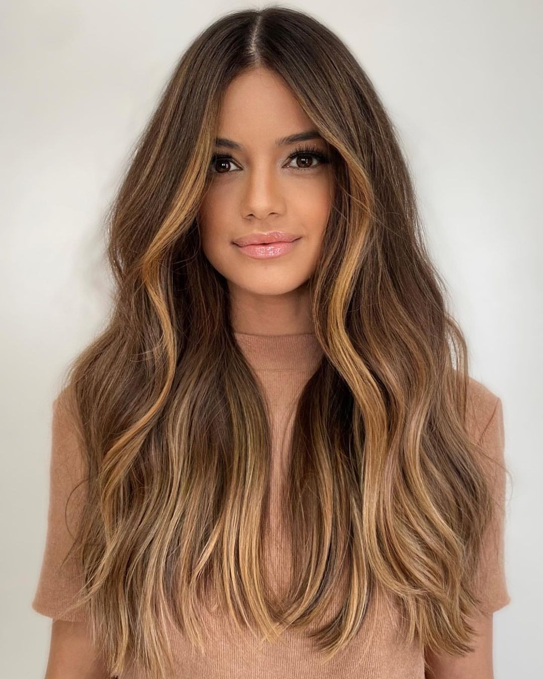 Rich Brown With Dimensional Honey Blonde — Honey Brown Hair 2027