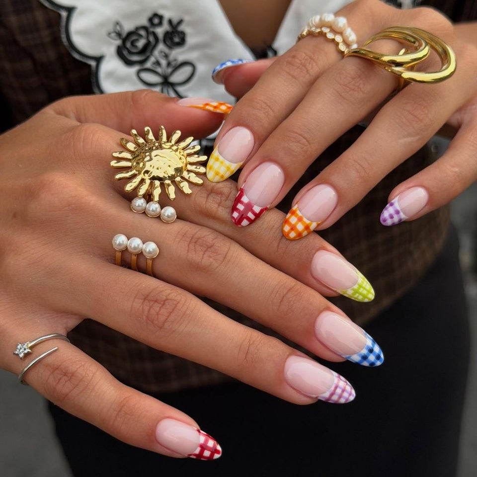 Fruity French Tip Almond Nails Fruity French Tip Almond Nails — Summer French Tip Nails 2027