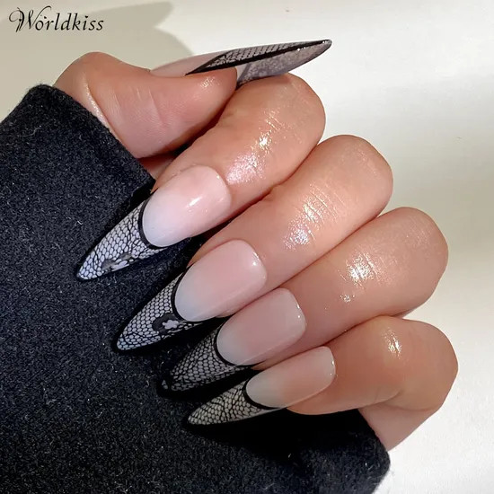 Visual Idea — Creating A Dramatic Effect Lace Nails 2027