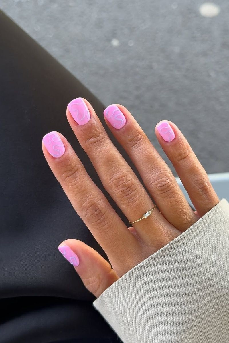 Visual Idea — Short Oval Nails In A Vibrant Visual Idea — Short Oval Nails In A Vibrant — Concert Nails 2027