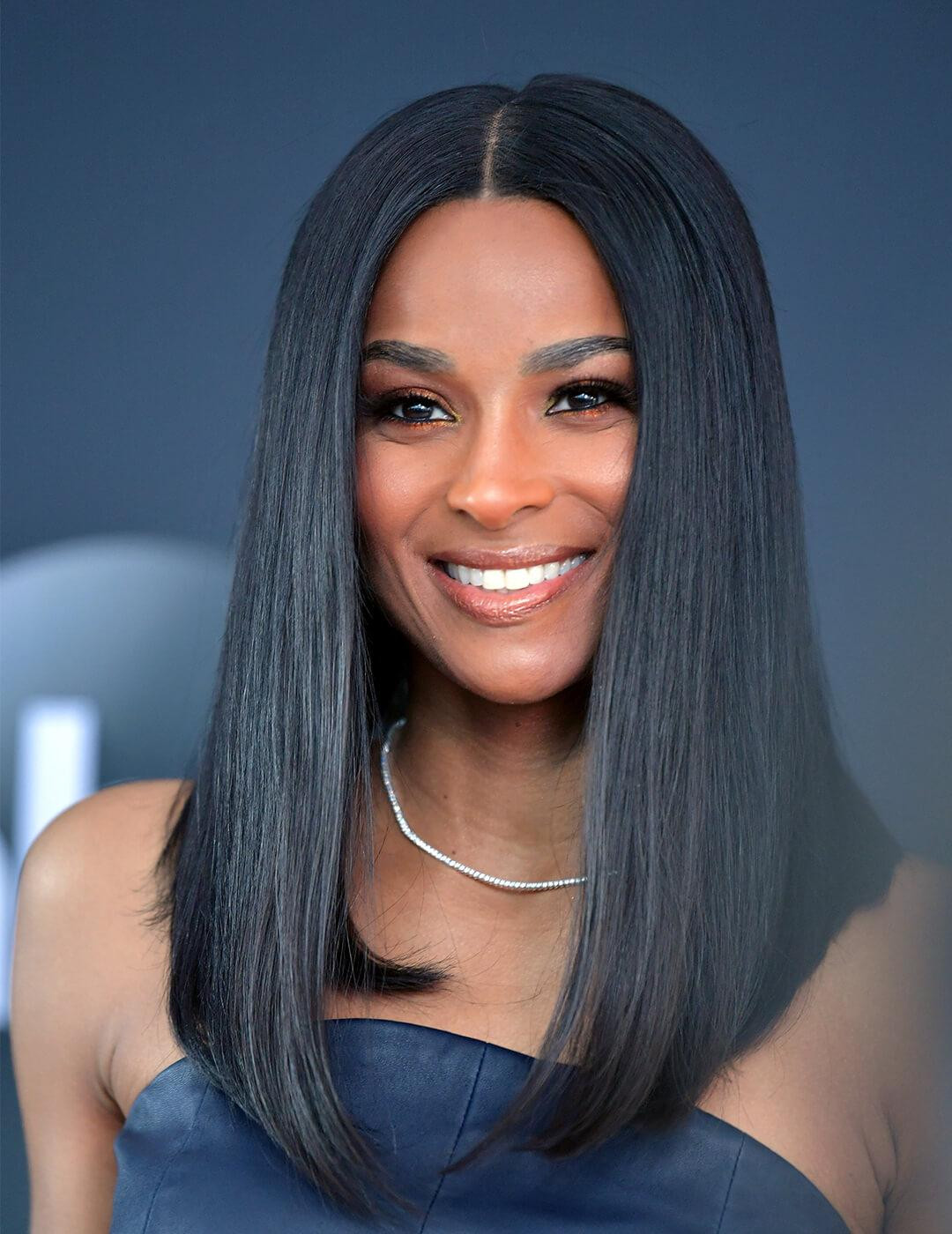 Smooth Mid-Back Black Blowout Smooth Mid-Back Black Blowout — Straight Hair Hairstyles 2027