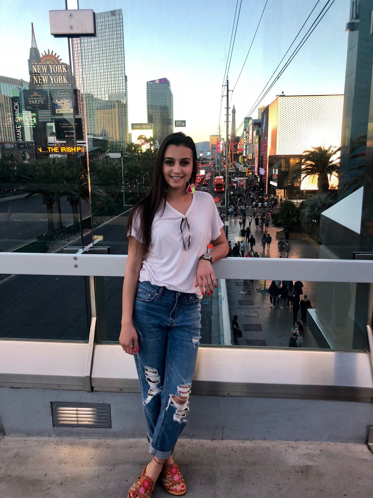 Orange Sandals Outfit Idea — Las Vegas Outfits 2027