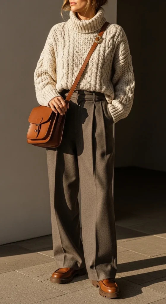 Crisp Button-Down with Pleated Midi and Tie Crisp Button-Down with Pleated Midi and Tie — Poetcore Outfits 2027