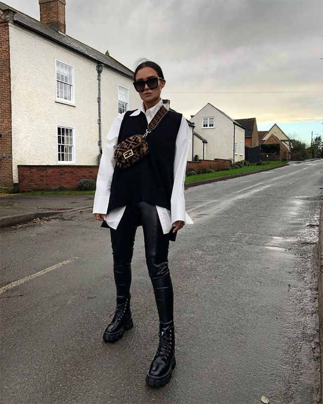 Streetwear Staple: Dr. Martens Boots with Leggings and a Vest Streetwear Staple: Dr. Martens Boots with Leggings and a Vest — Doc Martens Outfits 2027