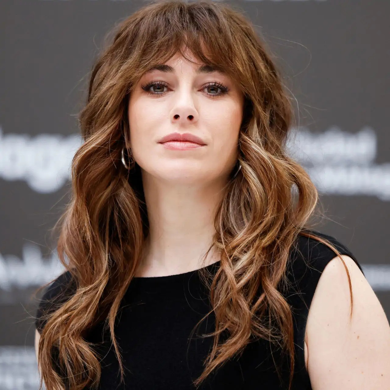 Medium Brown Shag With Caramel Highlights Medium Brown Shag With Caramel Highlights — Long Shag 2027
