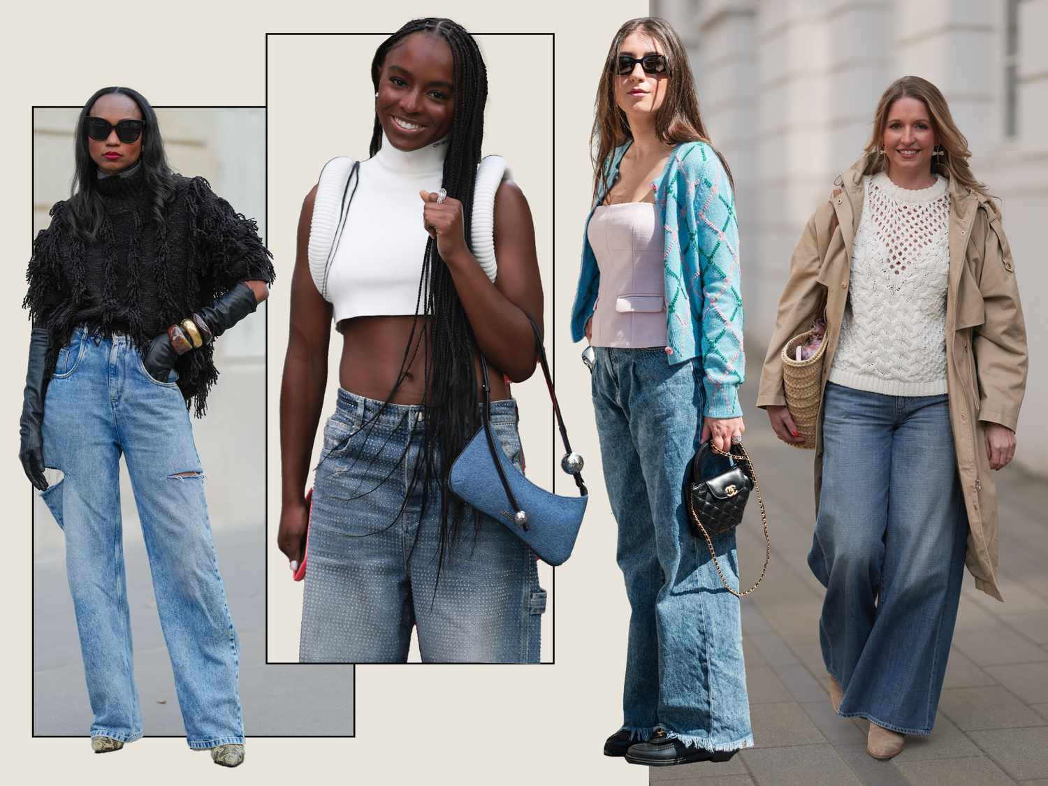 Cream Cable Knit Sweater with Light Blue Wide Leg Jeans Cream Cable Knit Sweater with Light Blue Wide Leg Jeans — Sweater and Jeans Outfits 2027