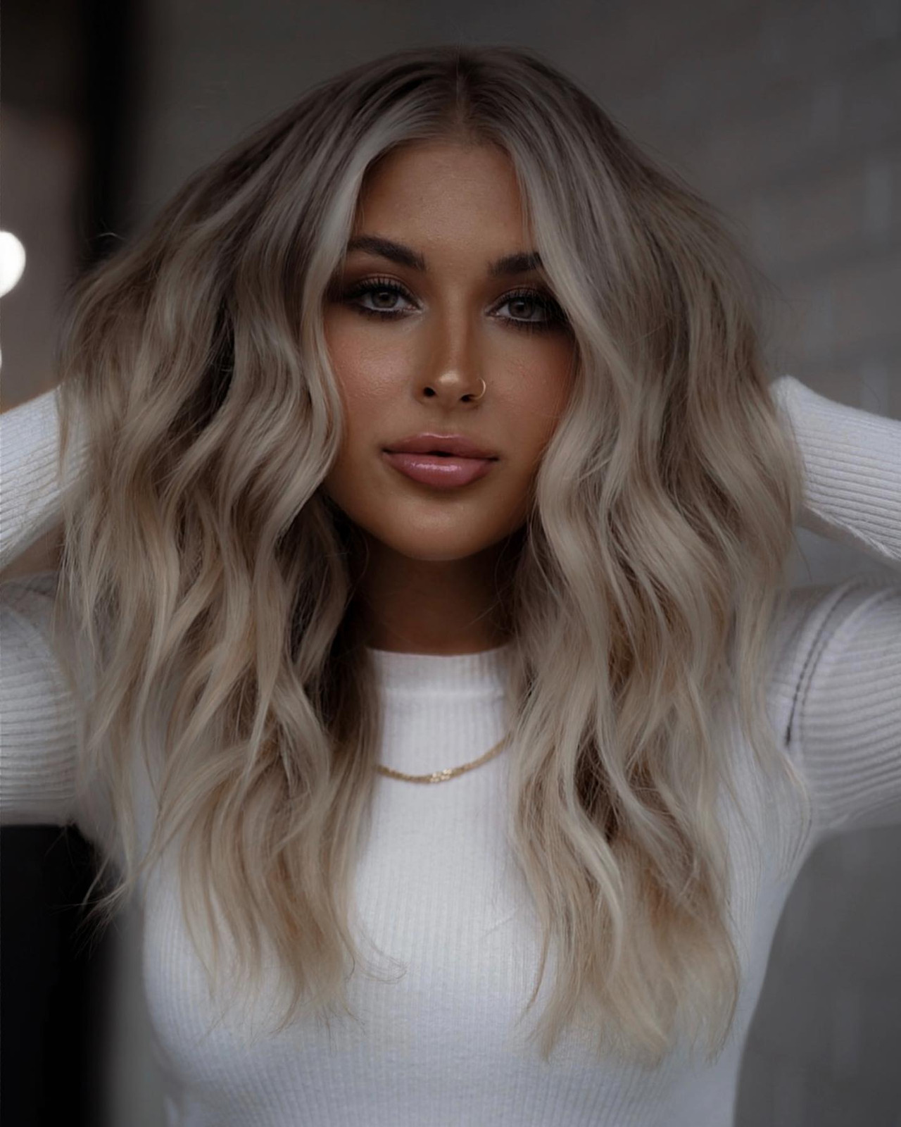 No Bangs Visual Idea No Bangs Visual Idea — Ash Blonde Hair 2027