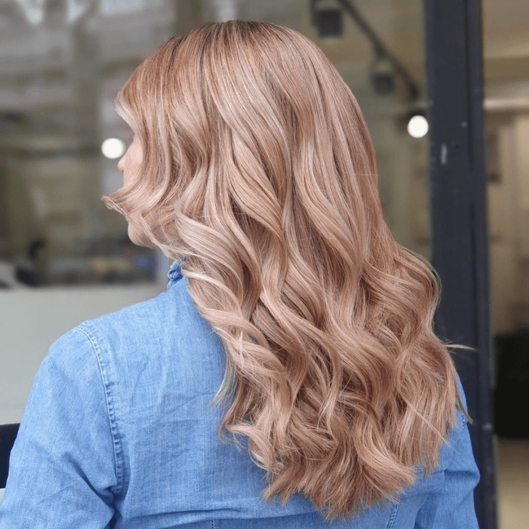 Rose Gold Blonde Visual Idea — Blonde Hair Colors 2027