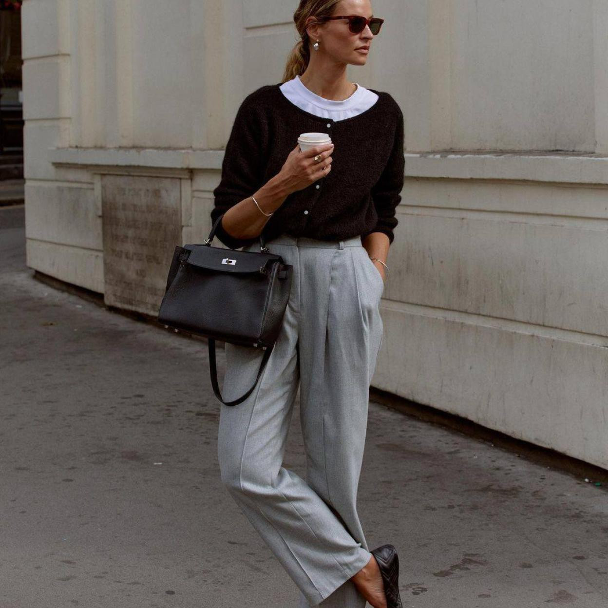 Black Loafers Outfit Idea Black Loafers Outfit Idea — Warm Winter Outfits 2027