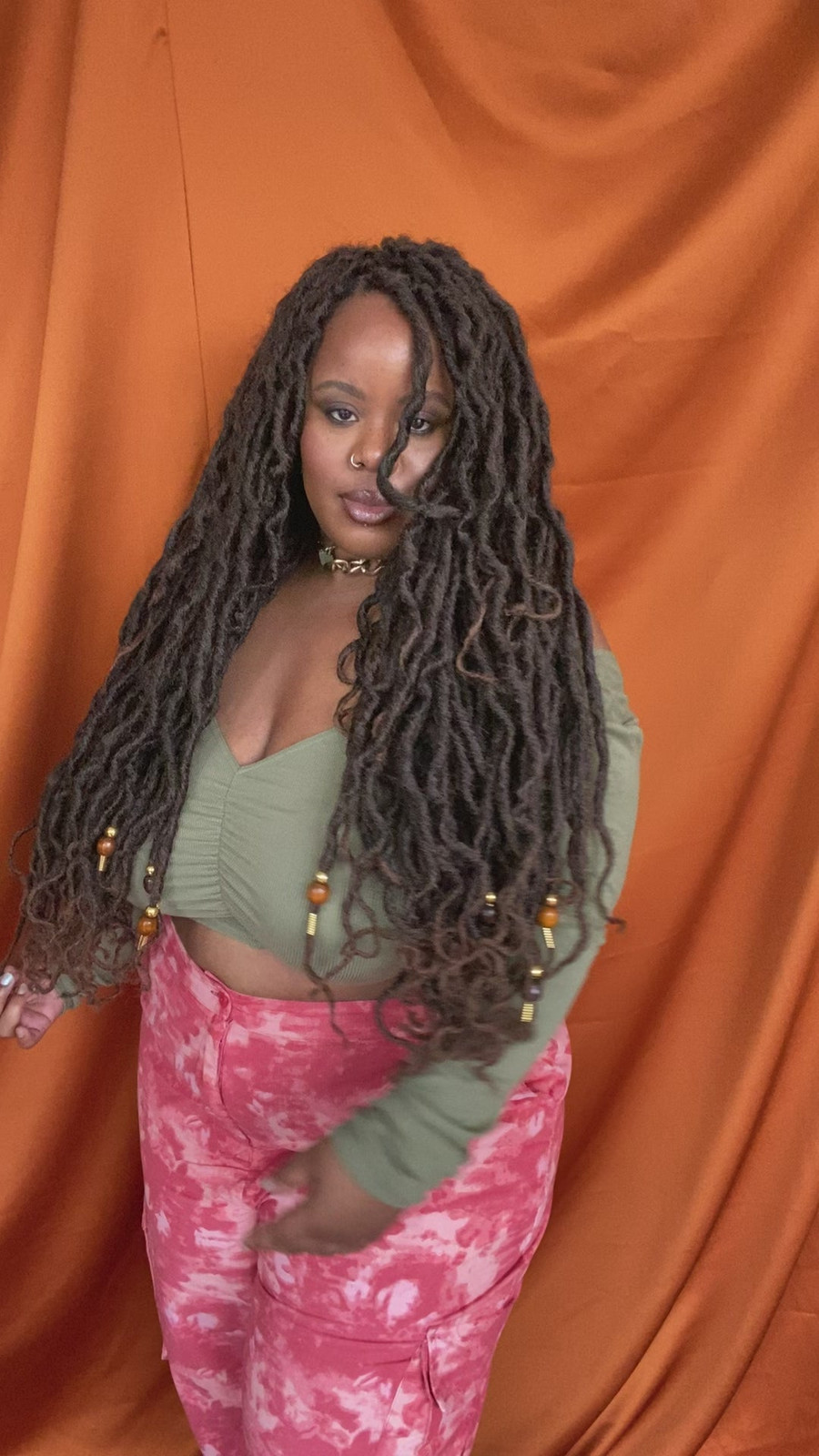 Long Dark Brown Bohemian Locs Long Dark Brown Bohemian Locs — Goddess Locs 2027