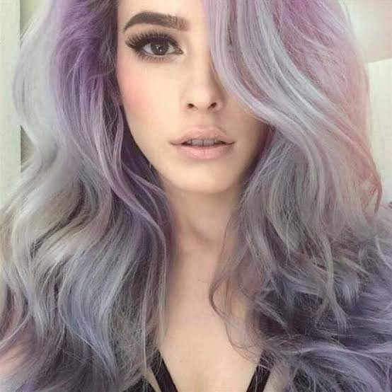 Shoulder Length Lavender And Grey Blend Shoulder Length Lavender And Grey Blend — Lavender Hair 2027
