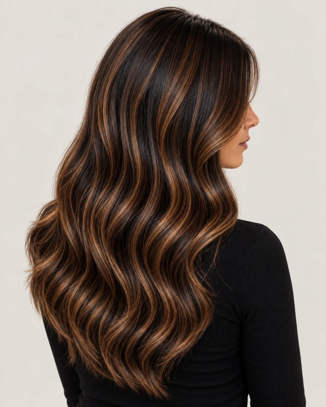 Dark Brunette with Chocolate Caramel Highlights — Caramel Brunette 2027