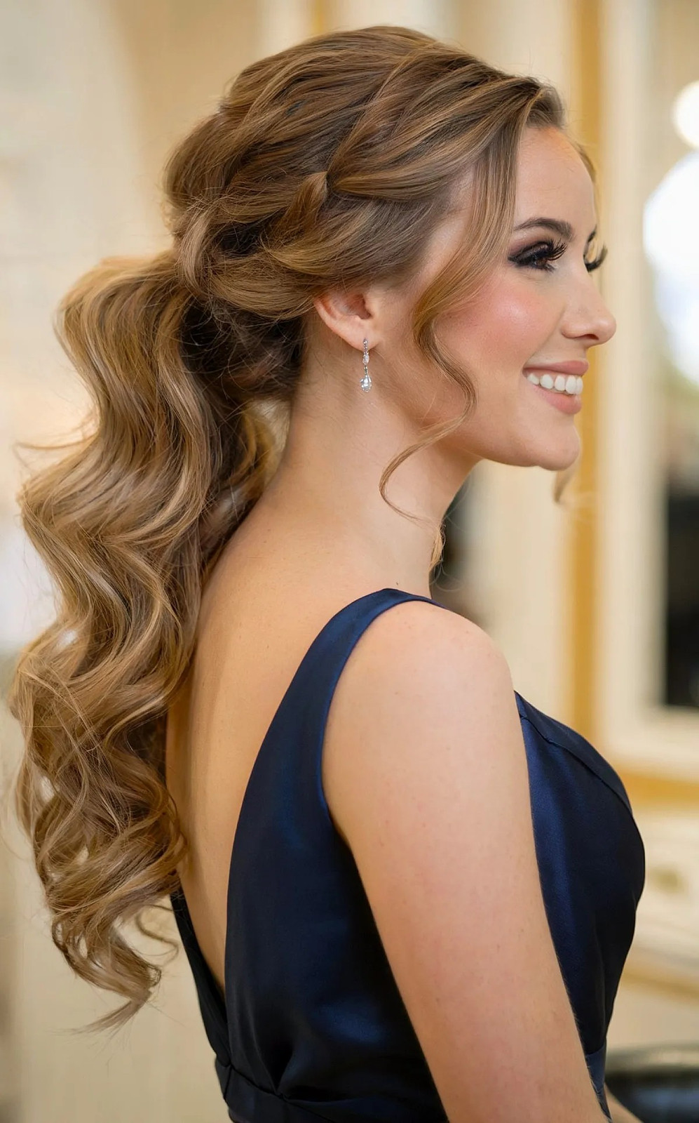 High Ponytail With Braided Accents High Ponytail With Braided Accents — Prom Ponytail Hairstyles 2027