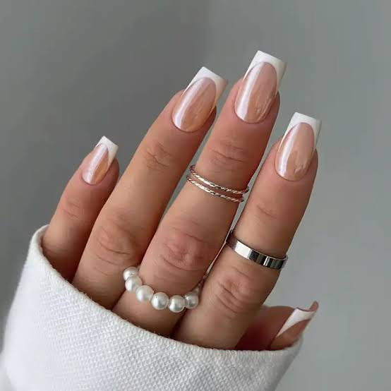 Glossy Pearlescent Visual Idea Glossy Pearlescent Visual Idea — Square Nails 2027