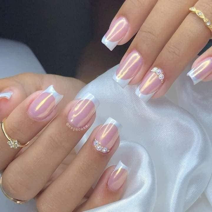 Shimmer Glossy Visual Idea Shimmer Glossy Visual Idea — Modest Nails 2027