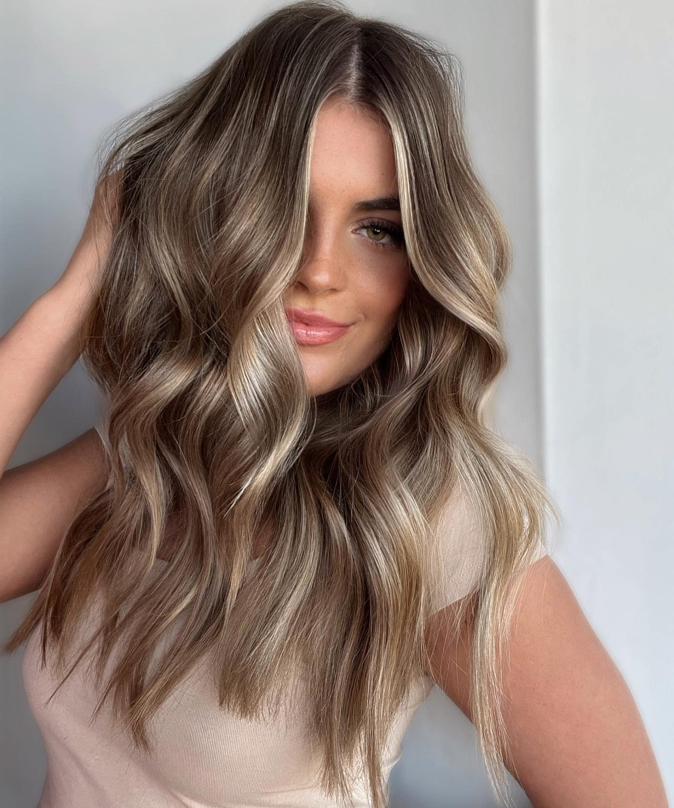 Front View Visual Idea Front View Visual Idea — Ash Blonde Hair 2027