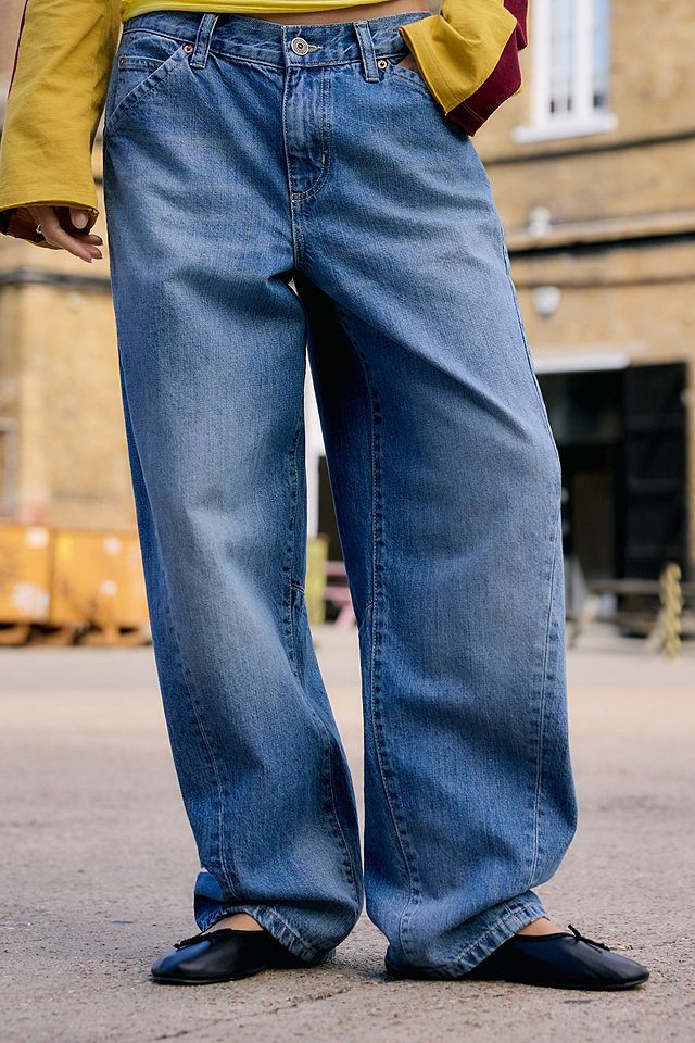 Baggy Denim and Bold Stripes: Relaxed Urban Cool Baggy Denim and Bold Stripes: Relaxed Urban Cool — Urban Outfitters Outfits 2027