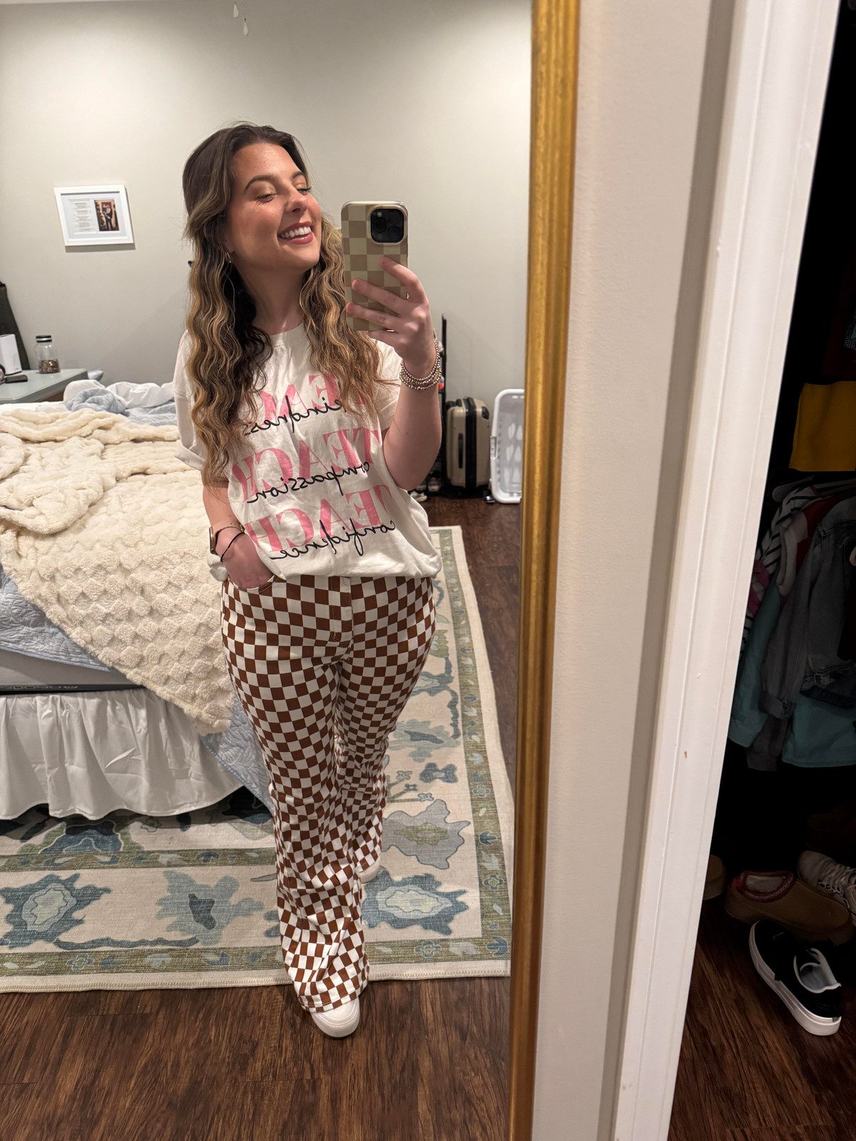 Graphic T-Shirt Outfit Idea — Teacher Outfits 2027