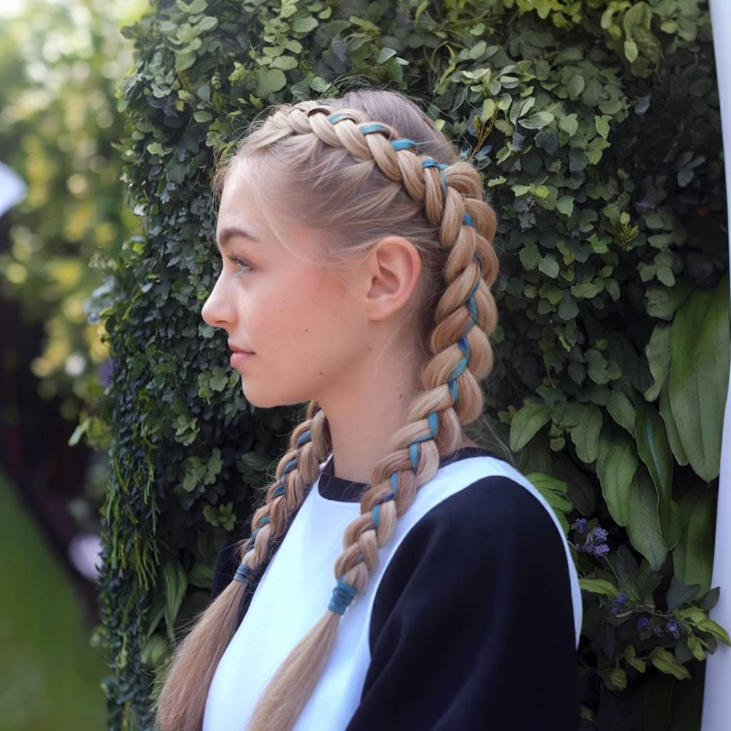 Blonde With Highlights Visual Idea — Ribbon Hairstyles 2027