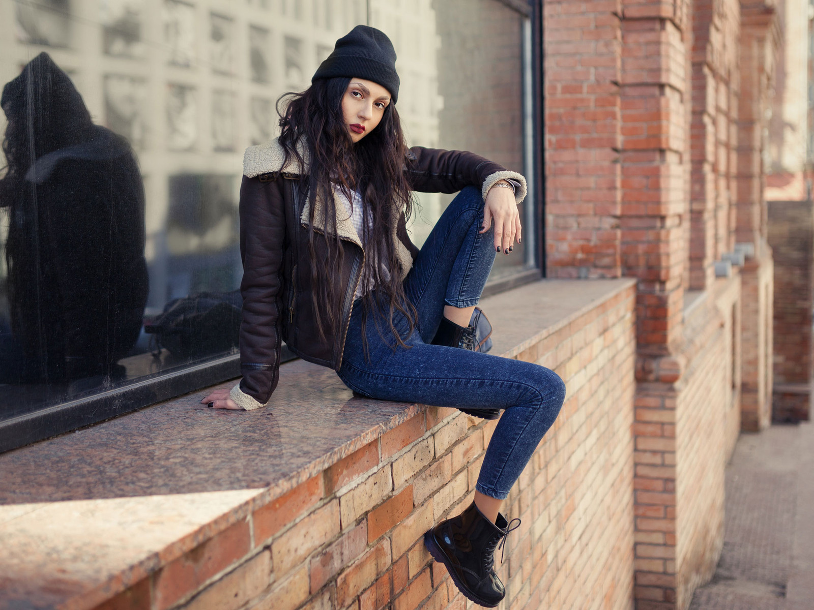 Shearling Jacket and Skinny Jeans: Cozy Winter Casual Shearling Jacket and Skinny Jeans: Cozy Winter Casual — Teen Outfits 2027