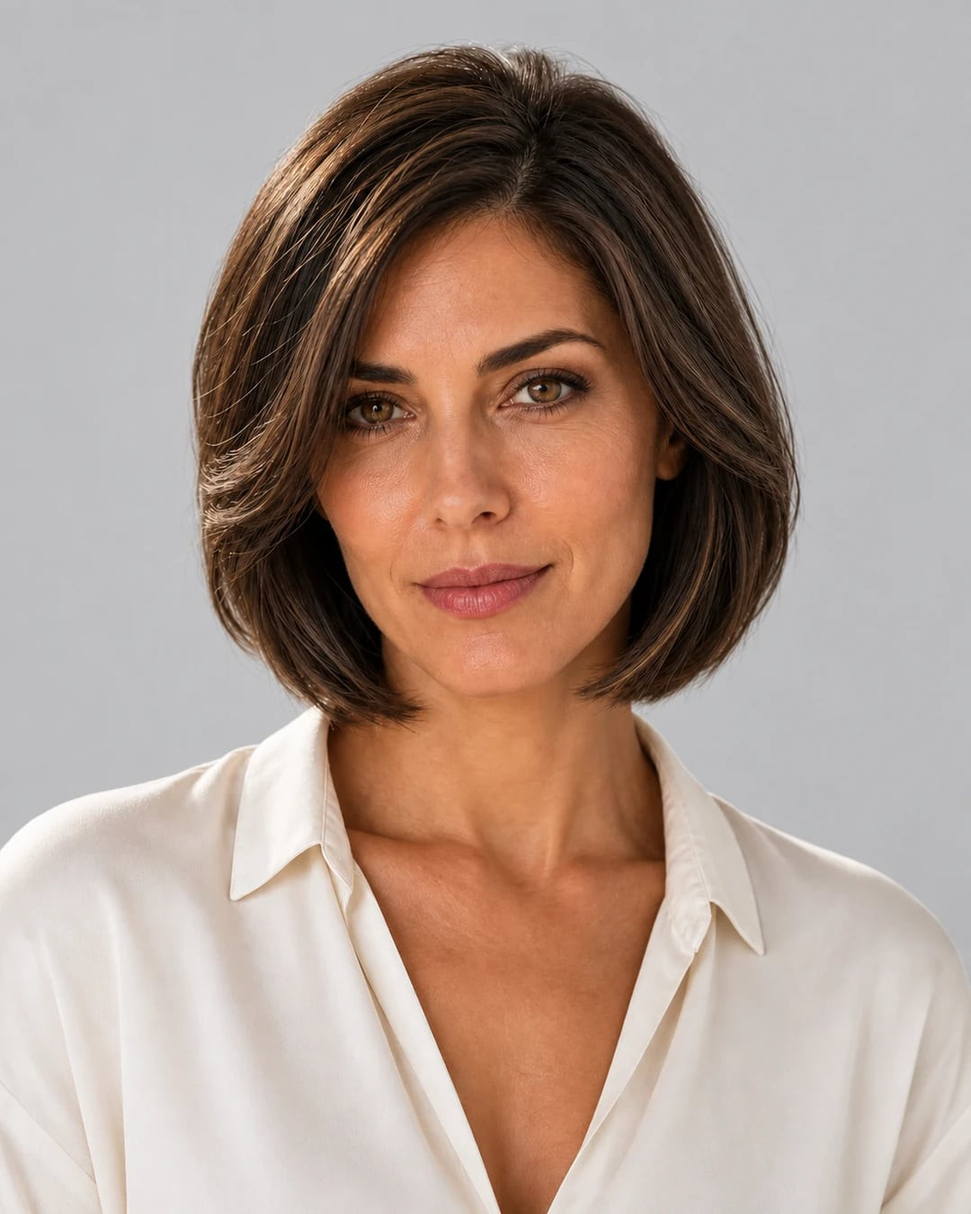 Rounded Sculpted Bob With Inward Curled Ends Rounded Sculpted Bob With Inward Curled Ends — Boyfriend Bob 2027