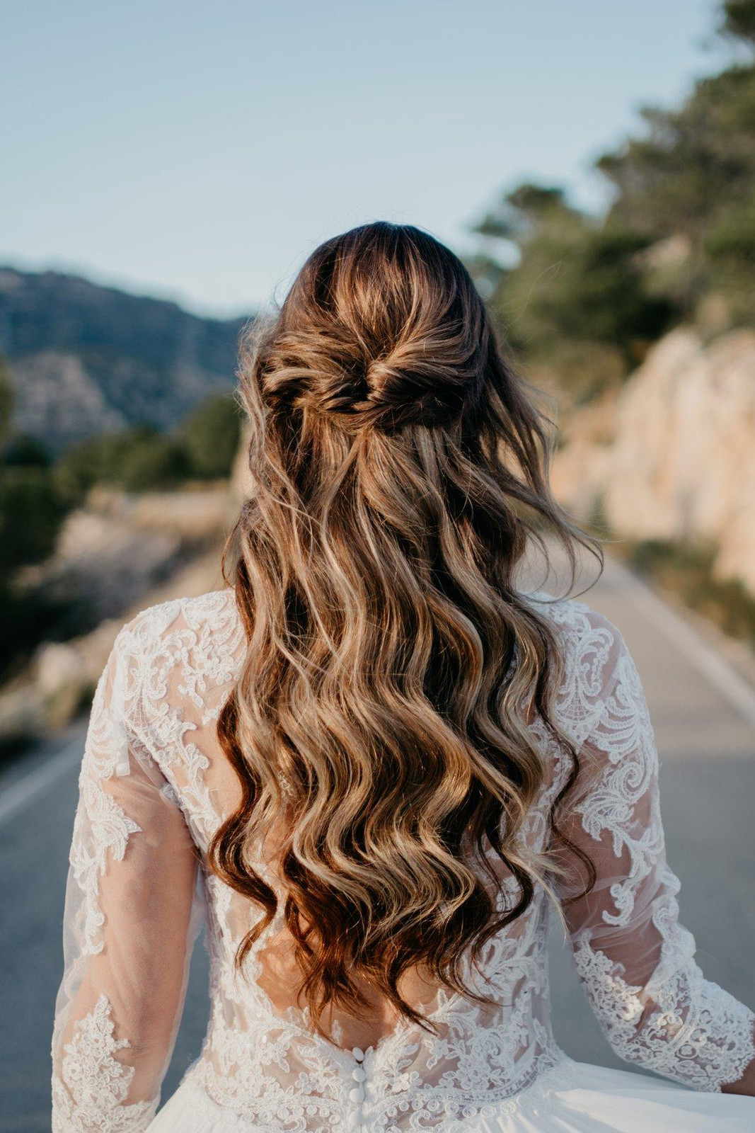 Long Visual Idea Long Visual Idea — Half Up Half Down Wedding Hair 2027