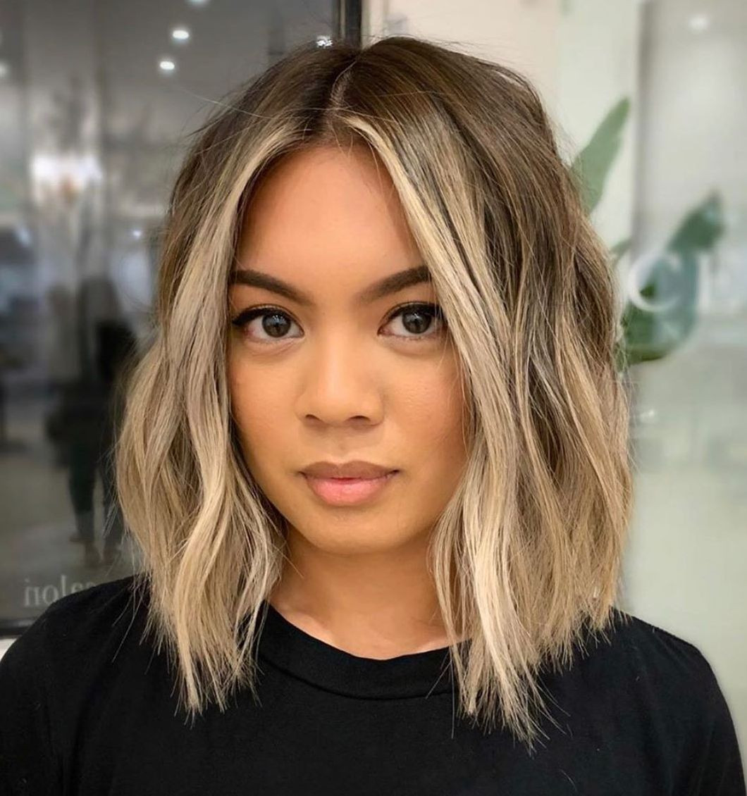 Dark Blonde Bob With Sun-Kissed Balayage Dark Blonde Bob With Sun-Kissed Balayage — Balayage 2027