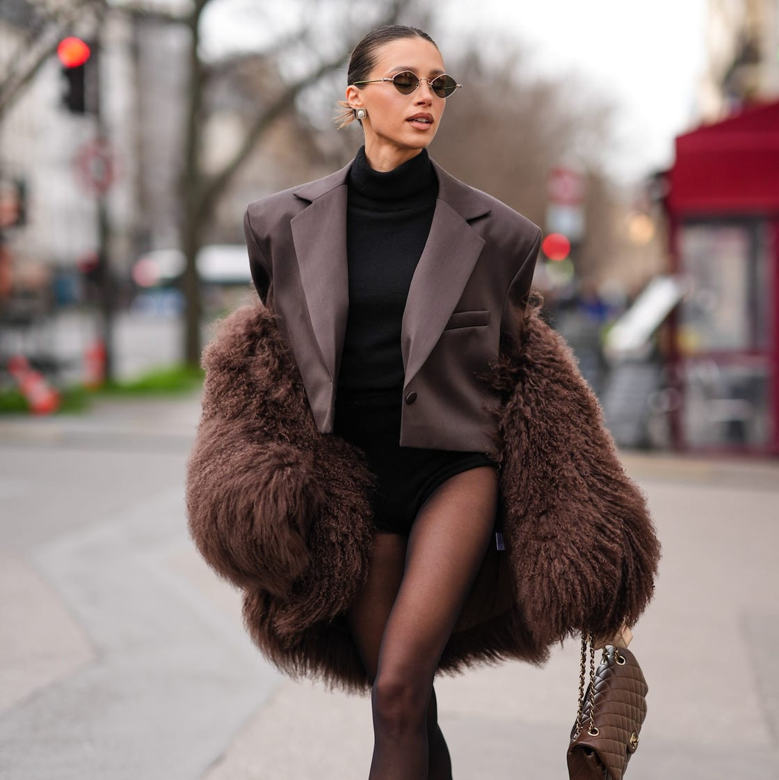 Luxurious Chocolate Brown Shearling Coat Luxurious Chocolate Brown Shearling Coat — Chocolate Brown Outfits 2027