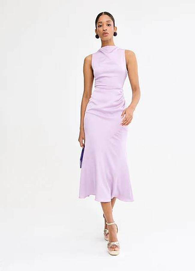 Three-Quarter Outfit Idea Three-Quarter Outfit Idea — Purple Wedding Guest Outfits 2027