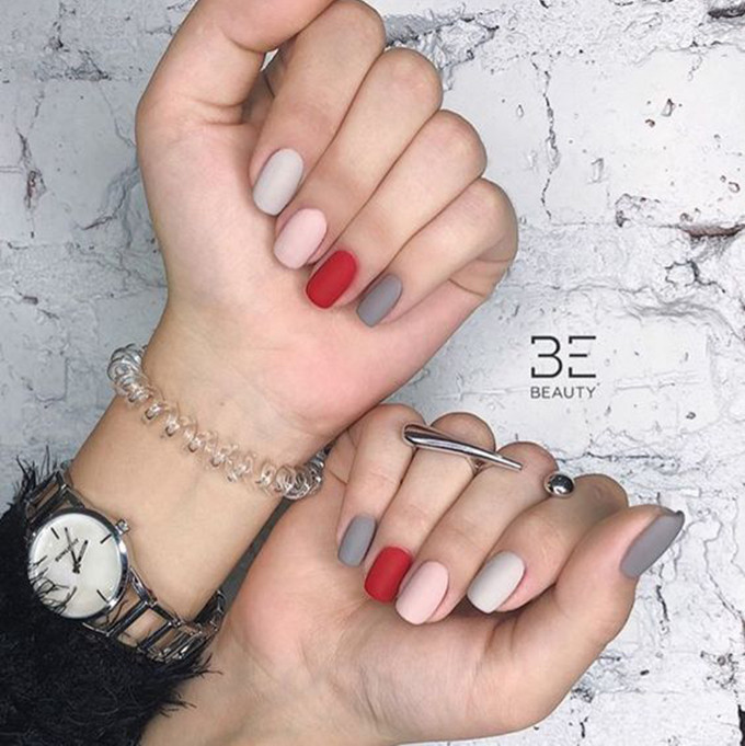 Velvety Matte Navy Blue Oval Nails Velvety Matte Navy Blue Oval Nails — Matte Nails 2027