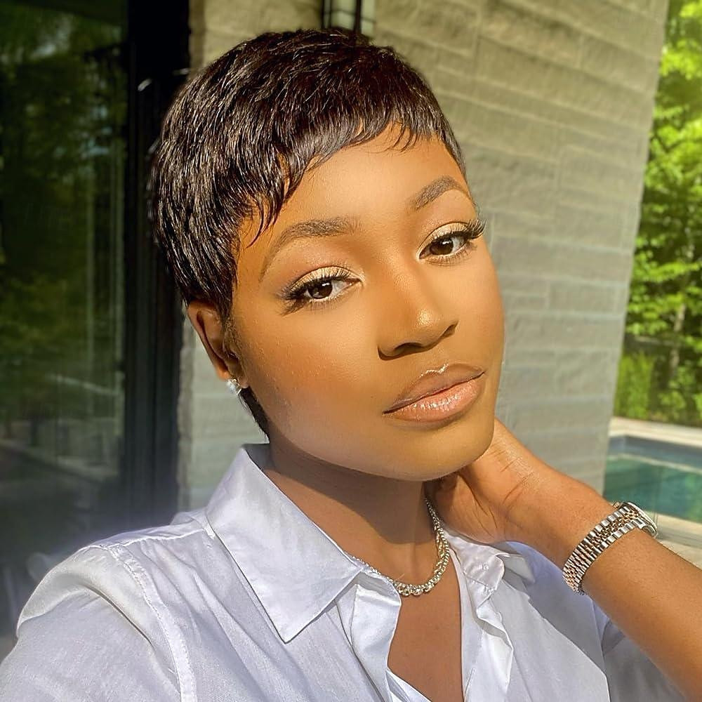 Dark Brown Visual Idea Dark Brown Visual Idea — Pixie Quick Weave Styles 2027