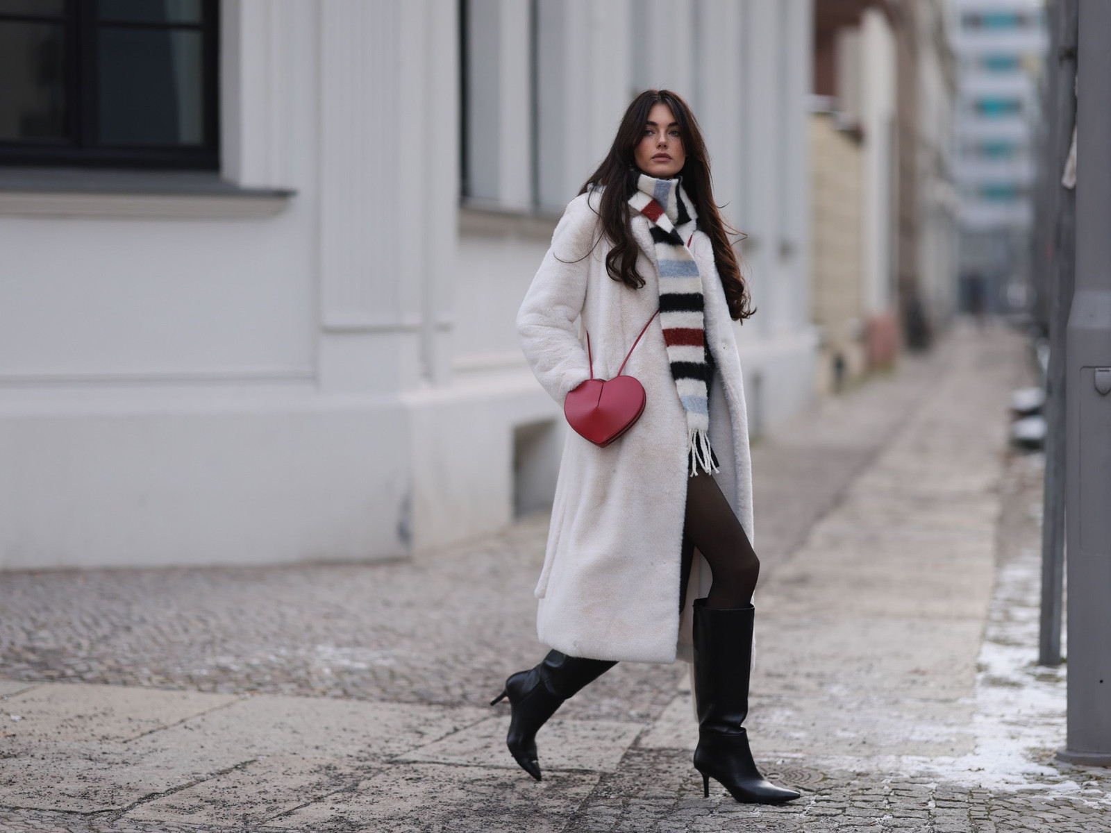 Black Knee-High Boots Outfit Idea — Winter Everyday Outfits 2027