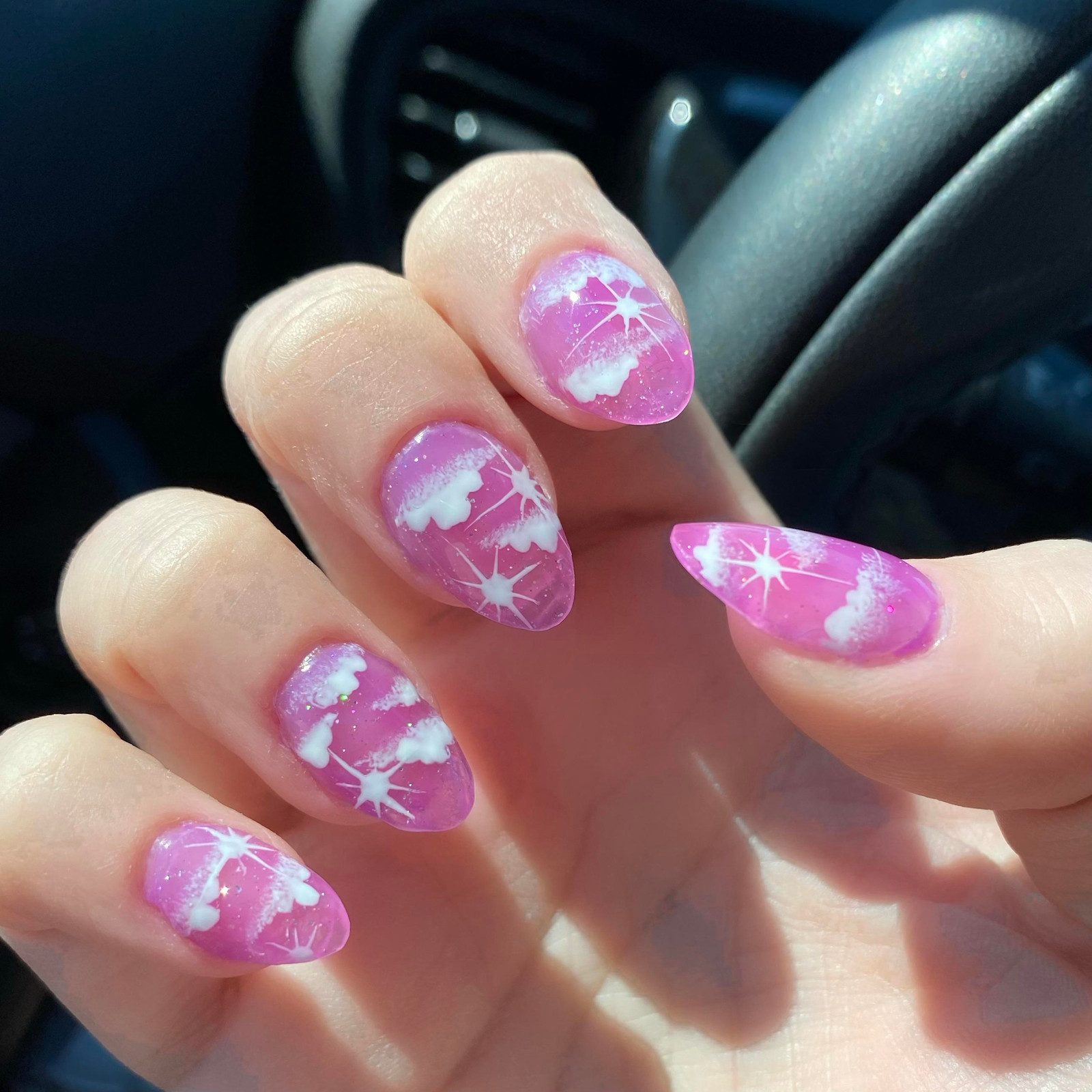 Celestial Pink Jelly Glitter Nails Celestial Pink Jelly Glitter Nails — Summer Jelly Nails 2027