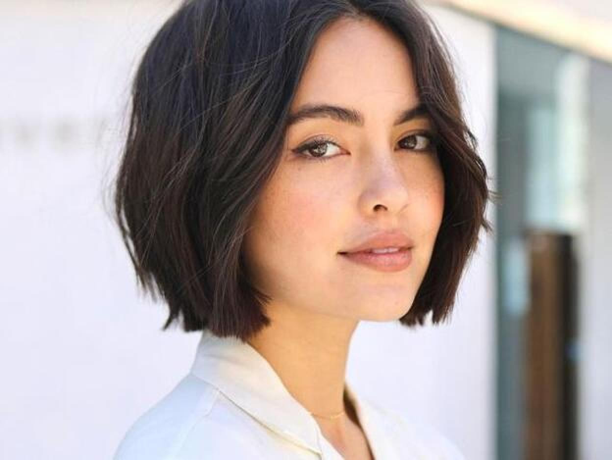 Air-Dried Chin Bob With Face-Framing Air-Dried Chin Bob With Face-Framing — Modern Bob 2027