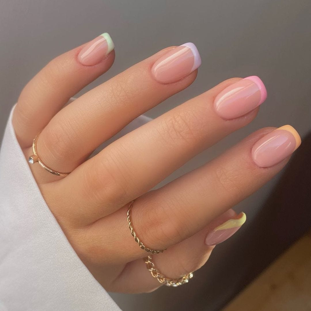 Spring Summer Visual Idea — French Tip Nails 2027